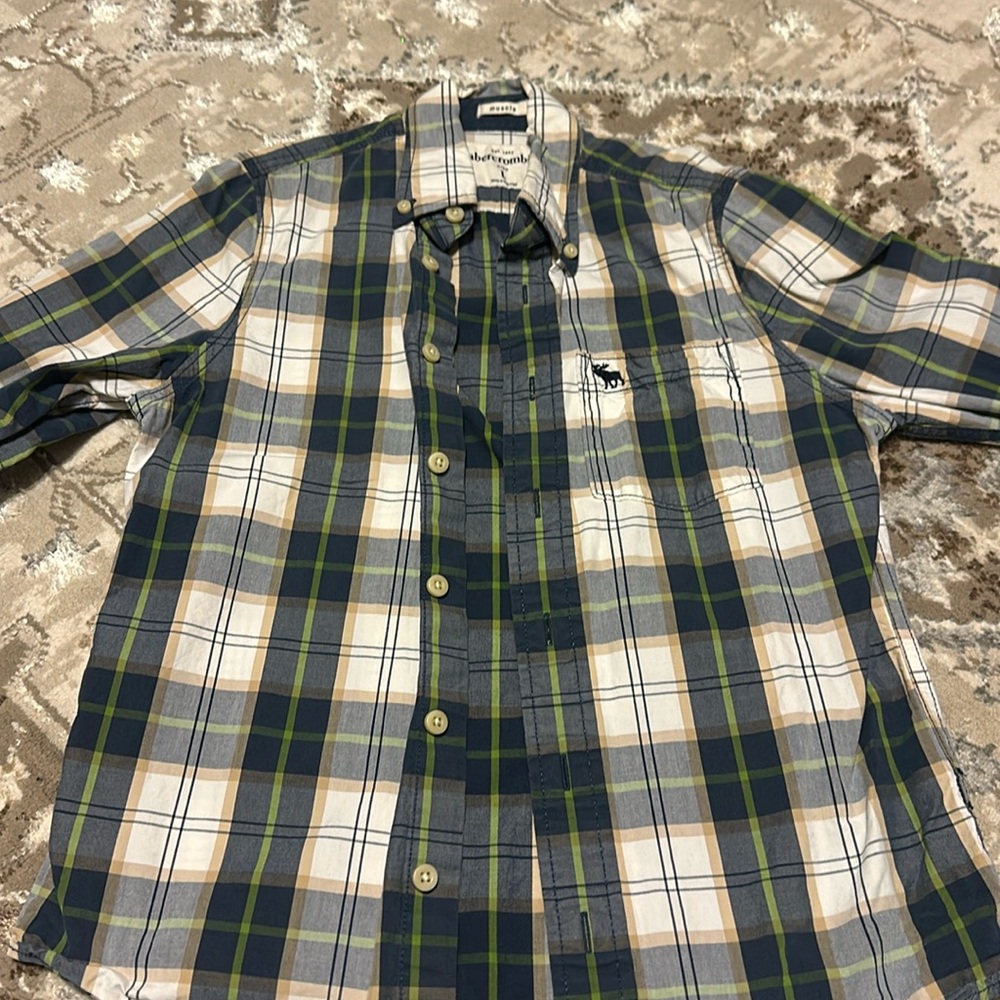 Boys plaid shirt. Used
